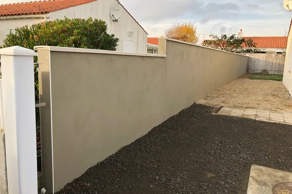 Réalisation d'une maçonnerie par Arnaud Maçonnerie Couverture, maçon à Brétignolles-sur-Mer